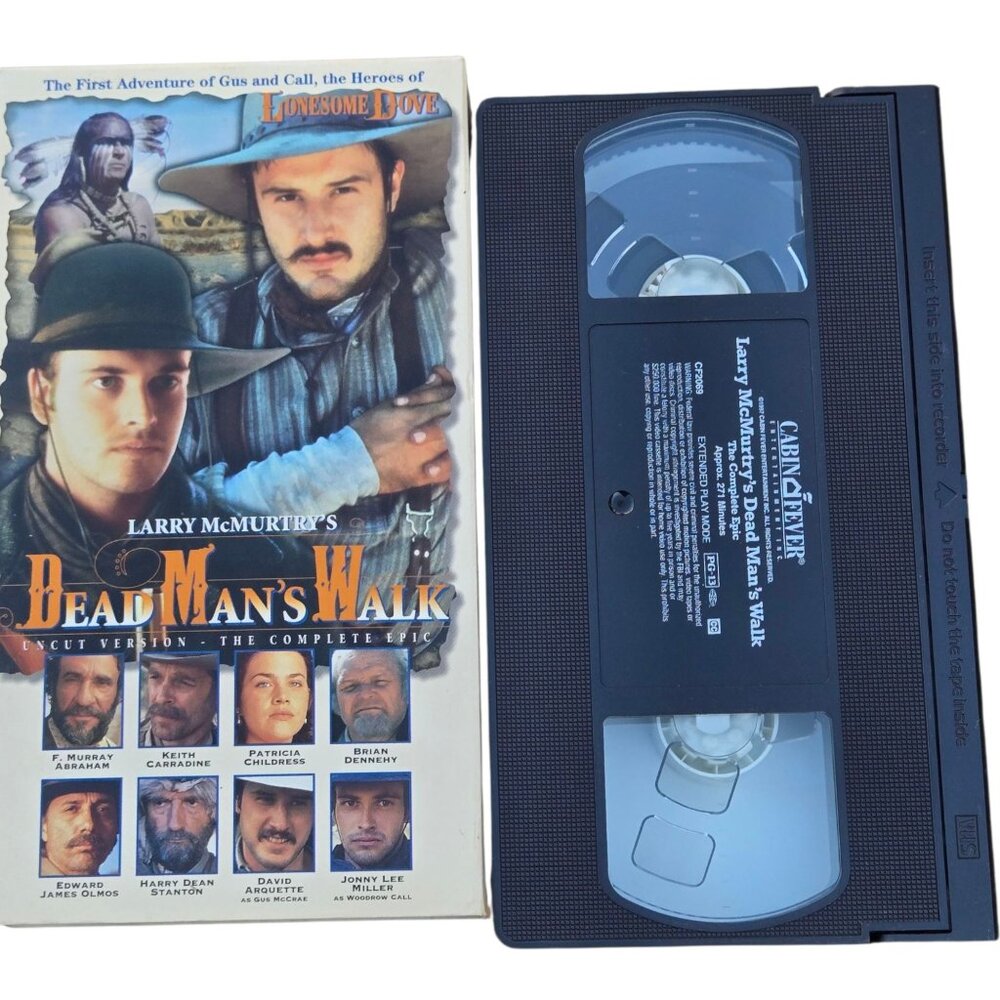 Larry McMurtrys Dead Mans Walk VHS The Complete Epic Uncut Version 1997